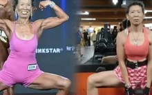 Bã lão U80 có cơ bụng 6 múi, dù già nhất vẫn đoạt giải cuộc thi thể hình