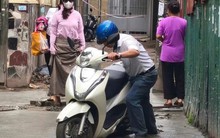 Người đàn ông cố tình đi vào đường mới đổ bê tông có thể bị xử phạt không?