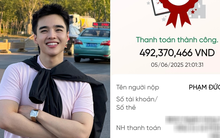 TikToker Tun Phạm khoe nộp thuế gần 500 triệu/tháng: Thu nhập "khủng" cỡ nào?