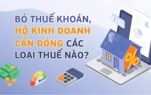 Bỏ thuế khoán, hộ kinh doanh cần đóng các loại thuế nào?