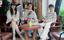 Chuyến đi xa đầu đời của bé út nhà Đăng Khôi - Thủy Anh: Dân tình vừa được dịp ngắm cả 3 quý tử, vừa ngạc nhiên với visual không thua gì bố của cậu cả