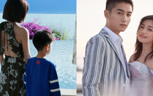 Ảnh bóng lưng của Trần Nghiên Hy và con trai gây xúc động: Sinh nhật đầu tiên hậu ly hôn, mẹ con nương tựa bên nhau