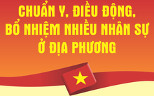 Nhân sự trong tuần: Chuẩn y, điều động, bổ nhiệm nhiều nhân sự ở địa phương