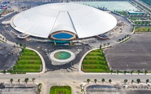 'Thần rùa Kim Quy' khổng lồ ở Đông Anh sẵn sàng chào đón Quốc khánh 2/9