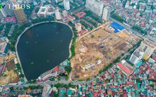 Khi tỷ phú “chơi lớn”: Đào hầm gửi xe rộng gấp 2,5 lần sân bóng đá cho 199 căn thấp tầng thương mại trên “đất vàng” quận Ba Đình