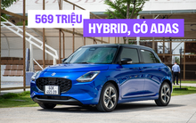 Suzuki Swift 2025 ra mắt Việt Nam: Giá 569 triệu, máy hybrid, 6 tính năng ADAS, đấu Mazda2 hatchback