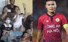 Chu Thanh Huyền hú hét trên sân Hàng Đẫy khẳng định "Quang Hải đẳng cấp", nhan sắc cam thường gây chú ý