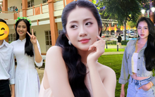 Lộ ảnh thời cấp 3 tự ti, da ngăm đen của Hà Trúc Linh - Hoa hậu Việt Nam: Lên phố "lột xác" quá đỉnh