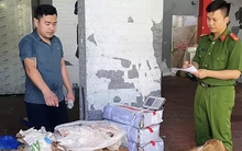 Cảnh sát phát hiện gần 9 tấn thịt đông lạnh không rõ nguồn gốc ở Ninh Bình