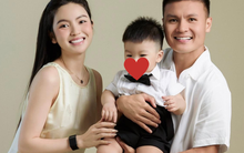 Quang Hải - Chu Thanh Huyền tung ảnh nét căng như poster phim, mừng sinh nhật đầu tiên của cậu quý tử Lido