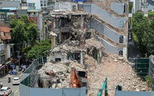 Sau 1 tháng bị tháo dỡ, tòa nhà 'Hàm cá mập' giữa Thủ đô giờ ra sao?