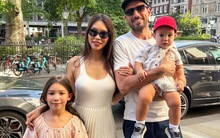 Siêu mẫu Hà Anh lần đầu đưa con trai về quê nội nghỉ hè, chị cả Myla gây ngạc nhiên vì hành động dành cho em út