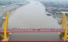 Cận cảnh cầu Hoàng Gia 2.300 tỷ đồng bắc qua sông Cấm trước ngày thông xe