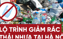 Infographic: Lộ trình cụ thể 6 năm Hà Nội 'chia tay' với rác thải nhựa