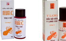 Thu hồi toàn quốc 2 lô dầu gội đầu chứa chất diệt côn trùng, đều phát hiện ở nhà thuốc