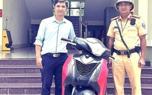 Bất ngờ nhận lại xe mô tô sau 10 năm bị mất