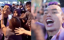 Video Lê Dương Bảo Lâm hoảng loạn vì bị fan nữ quá khích nhào tới tiếp cận