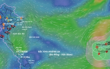 Áp thấp nhiệt đới vào Biển Đông liên tục đổi hướng, ngày mai mạnh thành bão