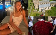 Mới nhất từ đám cưới triệu đô của ái nữ Steve Jobs và VĐV Olympic: Hoa hồng ngập lối, thảm trải đã tốn 500 triệu