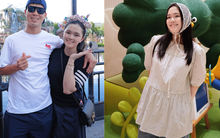 Quỳnh Anh lộ diện xinh đẹp bên Duy Mạnh sau vụ bị chê mặc xấu, đây mới là khí chất tiểu thư Hà thành