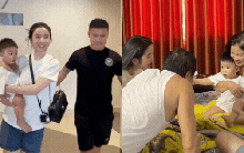 Chu Thanh Huyền bí mật đưa con trai về quê Quang Hải, phản ứng của bố mẹ chàng cầu thủ mới thú vị