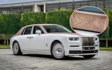 ‘Con nhà người ta’ tặng bố Rolls-Royce Phantom độc bản thêu ren thủ công 230.000 mũi, đổi màu, lấp lánh theo ánh sáng