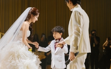 Khoảnh khắc xúc động của cậu con riêng trong đám cưới phú bà “triệu đô” Diệp Lê bên CEO kém tuổi