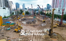 Quá nhanh: Khu đất 3 mặt tiền ở Hà Nội bỏ hoang nhiều năm lập tức thành đại công trường khi sang tay Sun Group