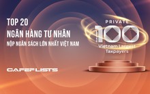Công bố 20 Ngân hàng tư nhân nộp ngân sách lớn nhất Việt Nam