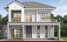 Những mẫu nhà 2 tầng chữ L hiện đại, sang trọng 2025