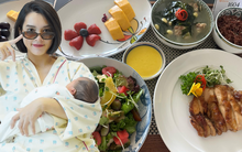 Xem trọn mâm cơm ở cữ "5 sao" của Quỳnh Lương và bảng giá khách sạn cho "bà đẻ", chợt hiểu: Đi sinh không khổ, chỉ khổ vì không tiền