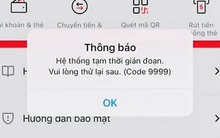 Hôm nay, người dùng Techcombank chú ý giao dịch chuyển tiền bị gián đoạn trong khoảng thời gian sau