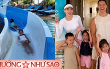 Gia đình Hà Hồ nghỉ dưỡng tại nơi "chụp góc nào cũng đẹp", còn cực nhiều trò vui cho trẻ nhỏ