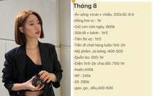 Bảng chi tiêu 15 triệu đồng khiến nhiều người không thể ngồi yên