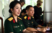 Vẻ đẹp nữ Thượng úy đảm nhận giọng miền Nam tại Đại lễ A80