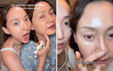 Cô nàng Hàn Quốc khoe làn da tuổi 60 của mẹ: Cách bà bôi kem và uống nước đúng là kinh nghiệm để đời
