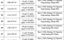 Loạt chủ xe có biển số sau nhanh chóng nộp phạt nguội theo Nghị định 168