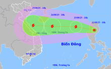 Áp thấp nhiệt đới sẽ vào Biển Đông và mạnh lên thành bão số 5: Có cường độ rất mạnh, di chuyển nhanh, vùng ảnh hưởng rộng