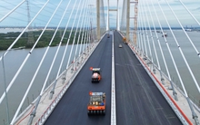 Diện mạo cầu dây văng tĩnh không cao nhất Việt Nam trước ngày về đích