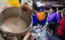 Ngập lụt, mất điện, không thể ra ngoài, cư dân chung cư tại Hà Nội được tiếp tế bằng cháo, nước nóng