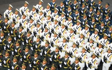 Hình ảnh đẹp tuyệt đối của khối diễu binh, diễu hành tại buổi Tổng duyệt diễu binh, diễu hành A80