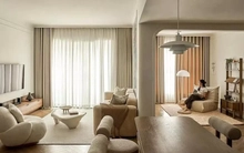 Căn hộ 75m2 được tái cấu trúc tạo không gian liền mạch và hiện đại