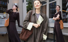 Cao Viên Viên xứng danh "nữ thần quốc dân": 2 set đồ màu caramel cho mùa thu đẹp sang chảnh ngút ngàn