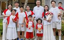 Đại gia đình 4 thế hệ nhà Minh Nhựa hưởng ứng đại lễ 2/9: Bất ngờ nhất là nhan sắc của "cụ ngoại" - phu nhân ông trùm ngành nhựa