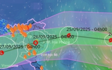 Siêu bão Ragasa đổ bộ Quảng Ninh - Nghệ An sáng 25/9, gây đợt mưa lớn trên 400mm