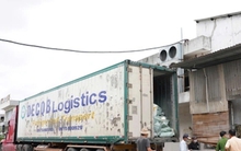 Xe đầu kéo chở 30 tấn thịt lợn, dê và chân gà không rõ nguồn gốc