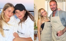 Mê mẩn ngắm tiểu thư Harper Beckham tuổi 14, làn da căng bóng, mặc tạp dề vào bếp cùng bố cũng xinh đẹp vô cùng!