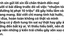 Công an làm việc với người đăng tải thông tin "luật gì giờ nhuộm tóc ra đường phạt 10 củ"