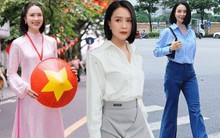 Hồng Diễm được khen không ngớt về nhan sắc tuổi 42, phong cách thời trang cực trẻ trung và thanh lịch