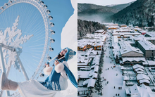 Không phải châu Âu, ngôi làng tuyết trắng này đang “gây sốt” với vẻ ngoài đẹp như cổ tích, khách Việt thích mê